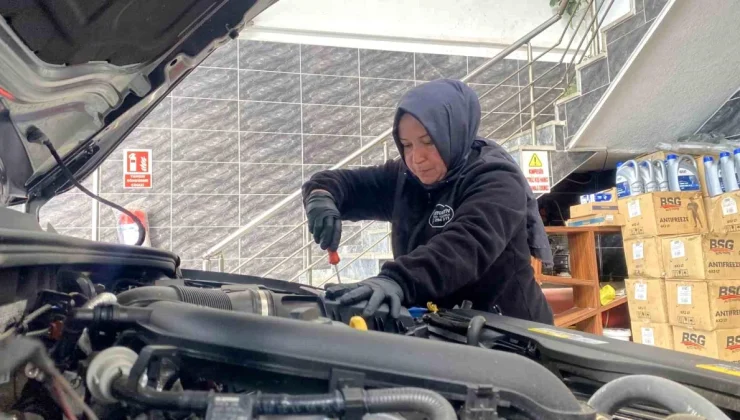 Çanakkale’de Kadın Motor Ustası Ümmügül Aydoğdu