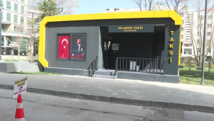 Ankara’da Taksi Durakları Yenileniyor