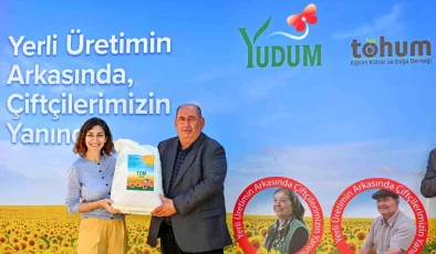 Yudum ve Tohum Derneği, Eskişehir’de yerli ayçiçeği tohumu dağıtımı yaptı