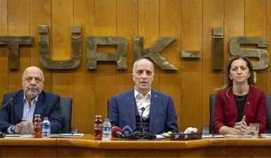 Türk-İş, DİSK ve HAK-İŞ’ten 10 maddelik manifesto: Ülkemizde yüzde 20’lik kesim refah içinde yaşıyor, bedelini yüzde 80 ödüyor.