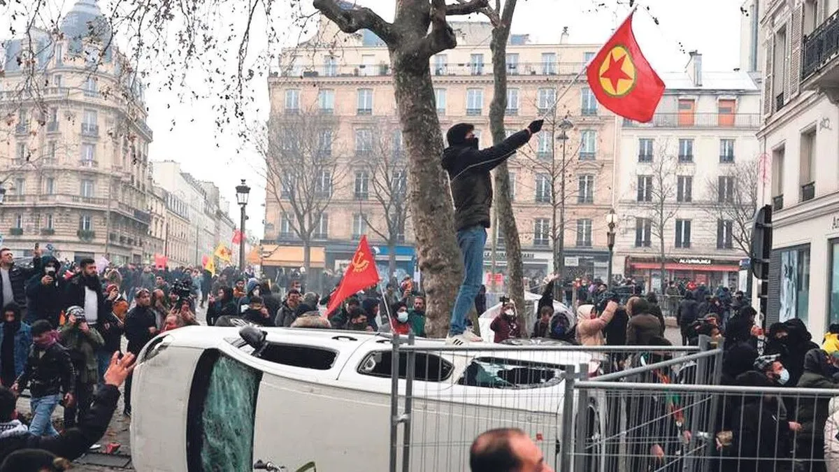 Fransa’da PKK rezaleti