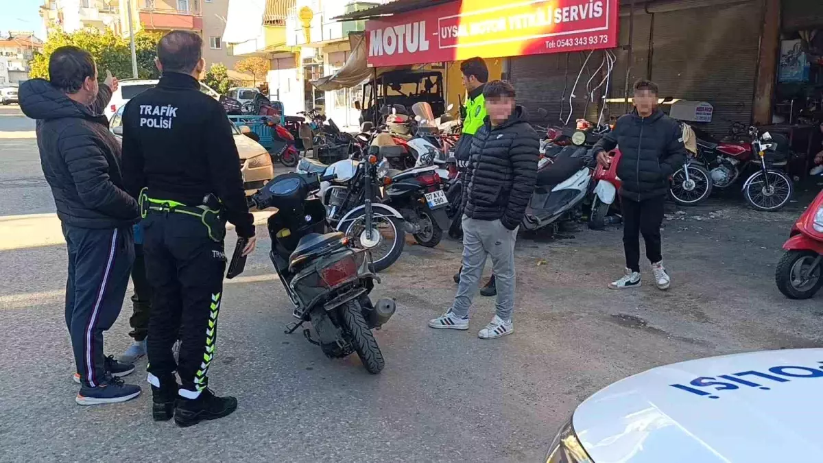 13 Yaşındaki Çocuk Motosiklet Kullandı